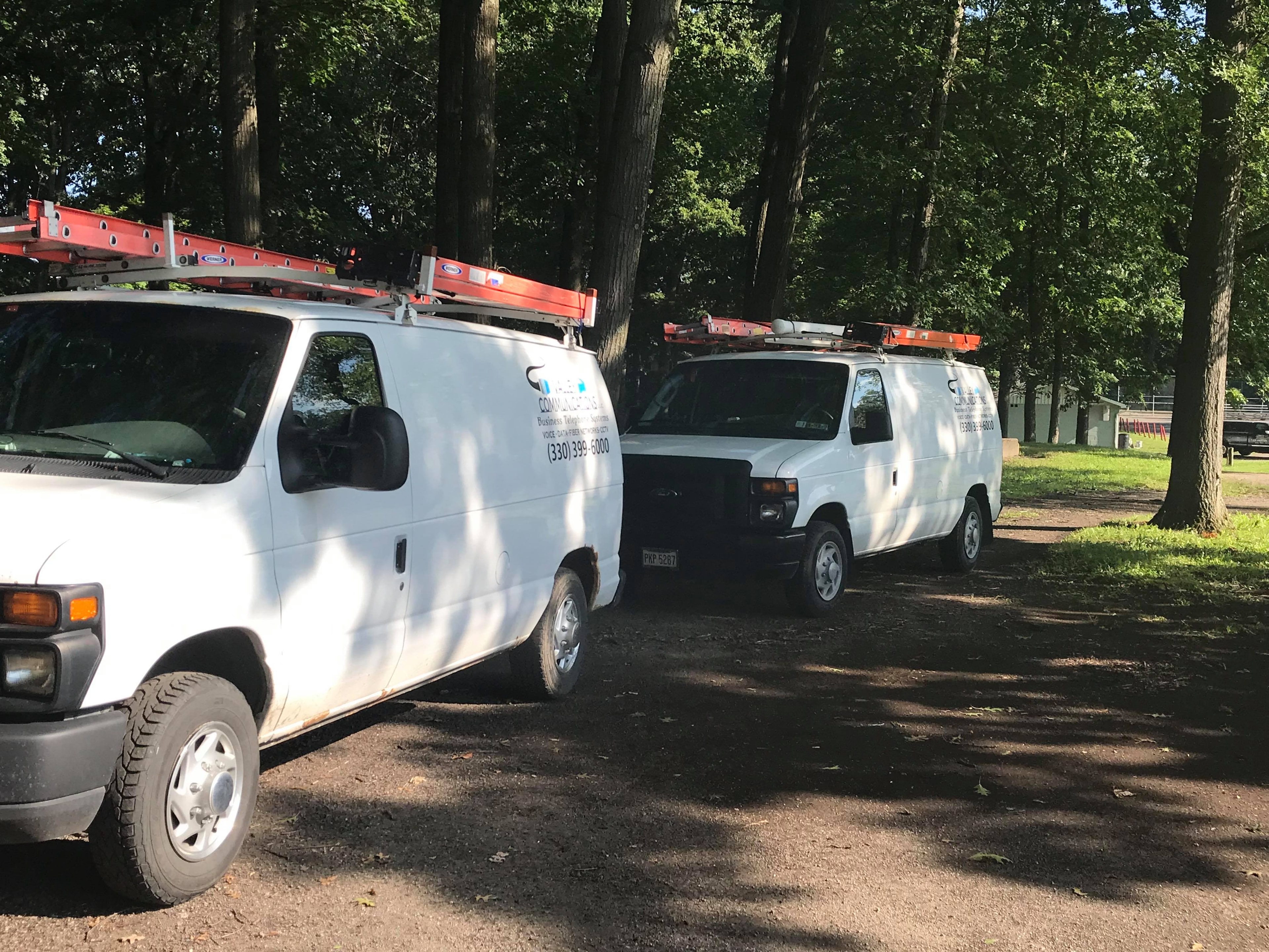 Valley Communications LLC fleet of service vans
